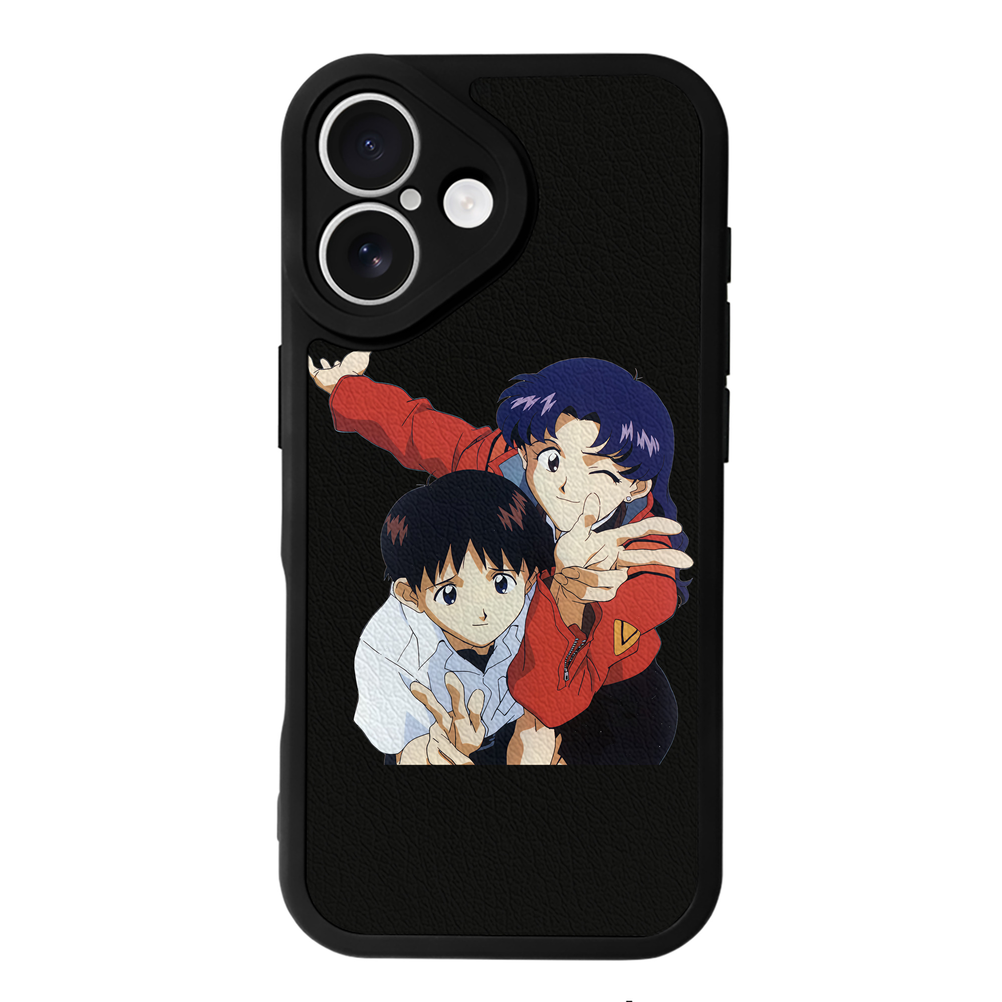 （画像用） EVA 新世紀エヴァンゲリオン 【iPhone 16シリーズ対応】シリコンスマホケース（レザー調） 材質：シリコン